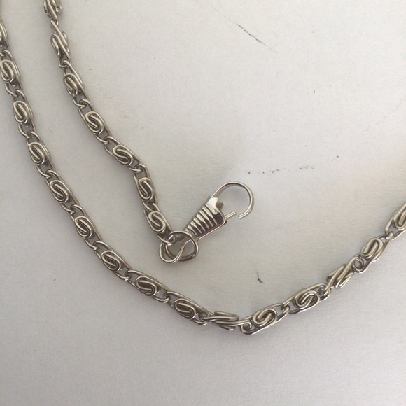 SILVER EVENING BAG REPLACEMENT STRAP CHAIN - Picture 3 of 4